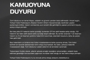土超特拉布宗炮轰：过去五年571名裁判参与博彩，152人仍在参与